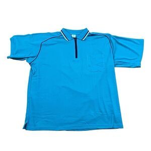 Vintage Polo Zip Collar Mens XL